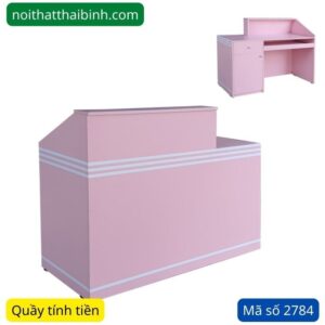 Quầy tính tiền đẹp 1m2 MS 2784