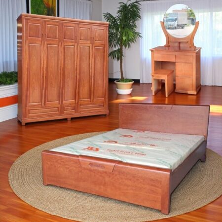 Trọn bộ phòng ngủ gỗ tự nhiên MS 3259