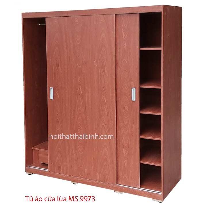 Tủ áo cửa lùa đẹp MS 9973 Giá bán = 7.000.000 đ 1 Tủ áo cửa lùa đẹp MS 9973 Giá bán = 7.000.000 đ