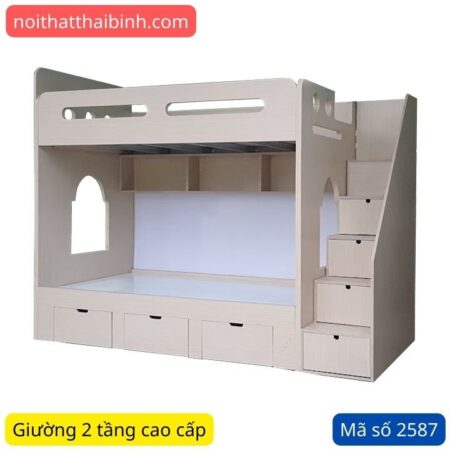 Giường 2 tầng cao cấp MS 2587