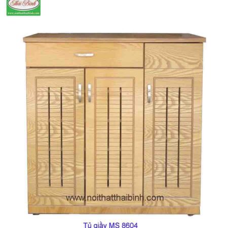 Tủ giầy vân gỗ sồi MS : 8604   Giá : 1m2 = 3.000.000