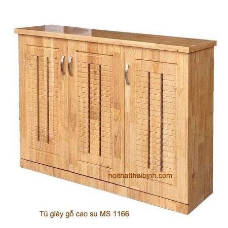 Tủ giầy gỗ cao su MS 1166 Giá bán = 3.000.000 đ