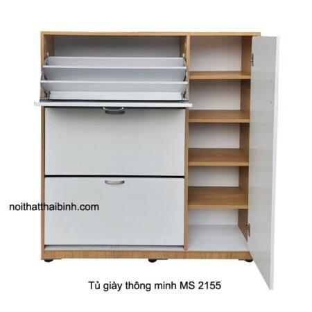 Mẫu tủ giày thông minh đẹp MS 2155