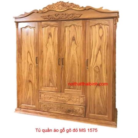 Tủ gỗ gõ đỏ MS 1575 Giá bán = 42,000,000đ giảm còn = 35,000,000đ