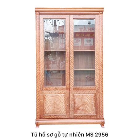 Tủ gỗ đựng tài liệu gỗ tự nhiên MS 2956 | GIAO HỎA TỐC TPHCM