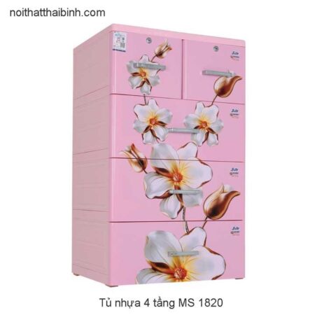 Tủ nhựa 4 tầng MS 1820