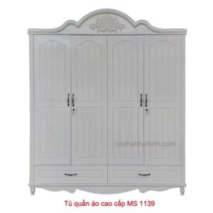 Tủ quần áo 4 cánh đẹp MS 1139 Giá bán= 10.000.000đ giảm còn= 9.000.000đ