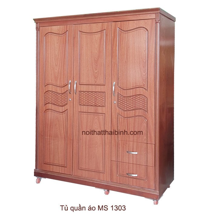 Tủ quần áo đẹp 1m6 MS 1303 Giá bán = 7.500.000đ giảm còn = 6.500.000đ 1 Tủ quần áo đẹp 1m6 MS 1303 Giá bán = 7.500.000đ giảm còn = 6.500.000đ