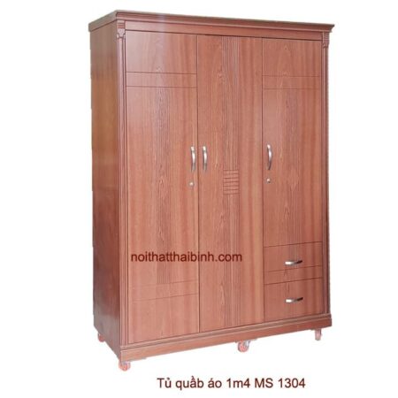 Tủ quần áo cao cấp 1m4 MS 1204 Giá bán = 7.000.000đ giảm còn = 6.000.000đ