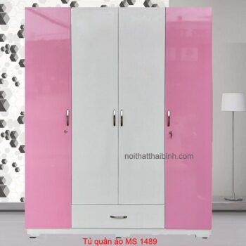 Tủ quần áo 4 cánh đẹp MS 1489 Giá bán= 8,000,000đ giảm còn= 6,000,000đ