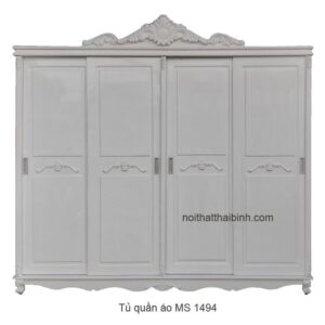 Tủ quần áo 4 cánh cửa lùa MS 1494 Giá bán= 15,000,000đ giảm còn= 13,500,000đ