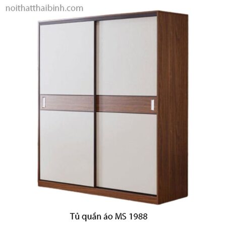 Tủ quần áo cánh lùa hiện đại MS 1988