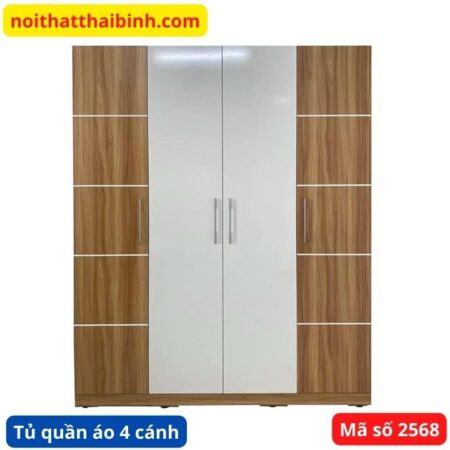 Tủ áo 4 cánh MS 2568
