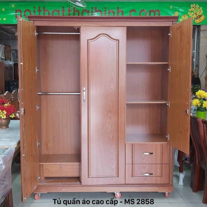 Tủ quần áo 1m6 MS 2858 2 Tủ quần áo 1m6 MS 2858 - Ảnh 2