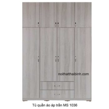 Tủ quần áo áp trần cao cấp MS 1036 Giá bán = 12.500.000 đ