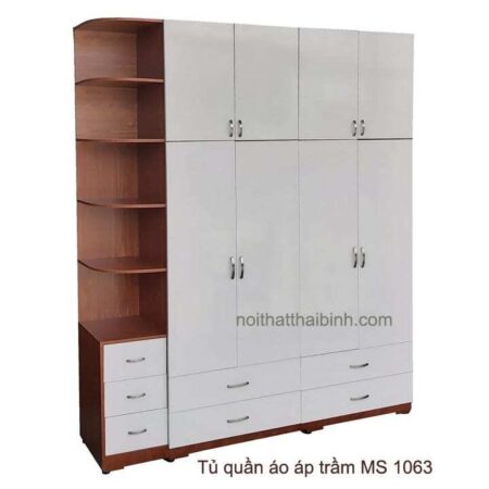 Tủ quần áo áp trần MS 1063 Giá bán = 14.500.000 đ