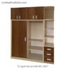 Tủ quần áo cao áp trần đẹp MS 2027 2 Tủ quần áo cao áp trần đẹp MS 2027