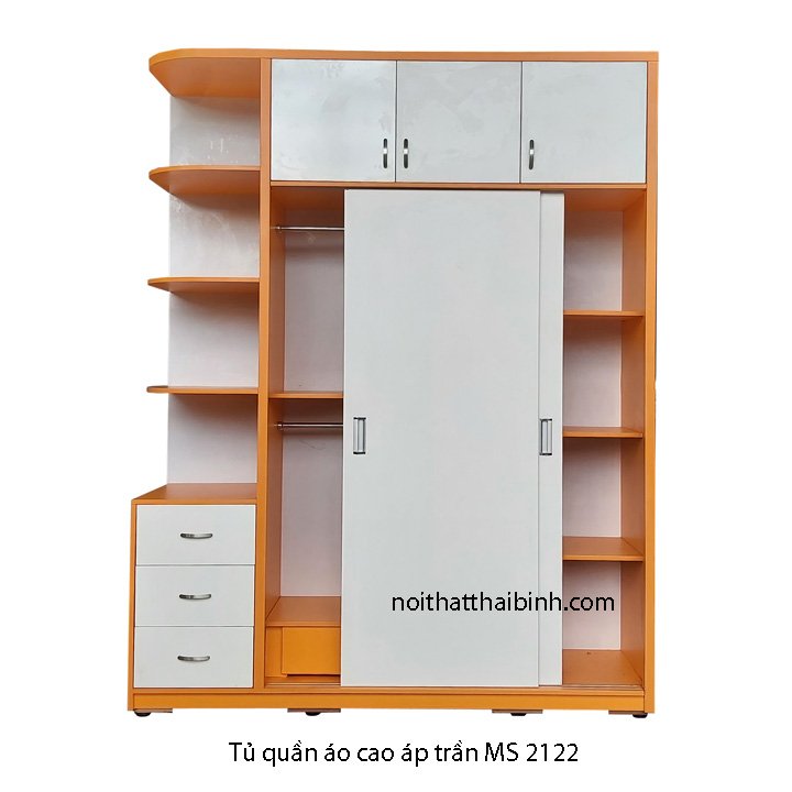 Tủ quần áo cao đụng trần MS 2022 1 Tủ quần áo cao đụng trần MS 2022