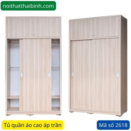 Tủ quần áo cao 2m5 MS 2618