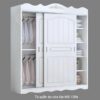 Tủ quần áo cửa lùa màu trắng MS 1284 Giá bán = 10.000.000đ giảm còn = 8.000.000đ