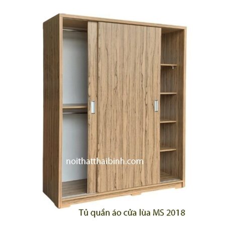 Tủ quần áo cửa lùa đẹp tphcm MS 2018