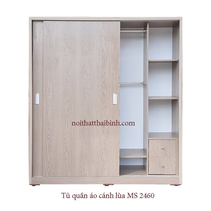 Tủ quần áo cửa lùa MS 2460 1 Tủ quần áo cửa lùa MS 2460