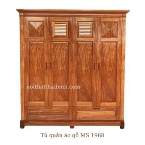 Tủ quần áo gỗ 2m MS 1968