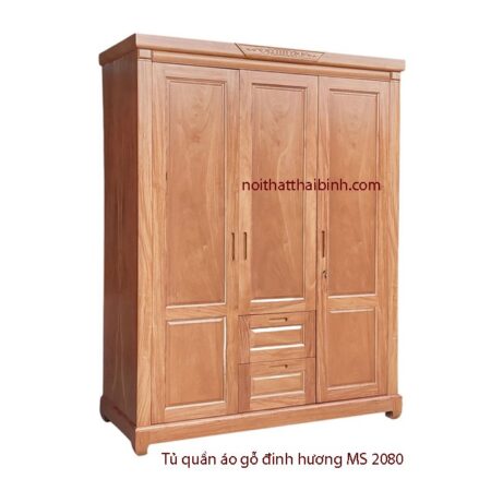 Tủ quần áo gỗ Đinh Hương MS 2080