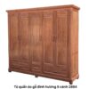 Tủ quần áo gỗ đinh hương 5 cánh MS 2904
