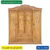 Tủ quần áo gỗ gõ đỏ MS 2686