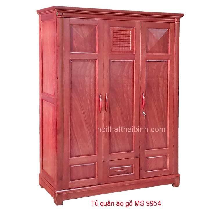 Tủ quần áo gỗ gội MS 9954 Giá bán = 12.500.000 đ 1 Tủ quần áo gỗ gội MS 9954 Giá bán = 12.500.000 đ