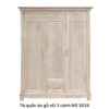 Tủ áo gỗ sồi 3 cánh gỗ tự nhiên MS 3024