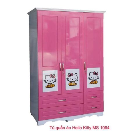 Tủ quần áo hình Hello Kitty MS 1164 Giá bán = 6.200.000đ