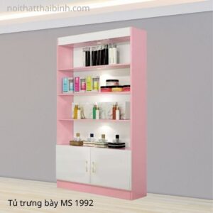 Tủ trưng bày màu hồng MS 1992