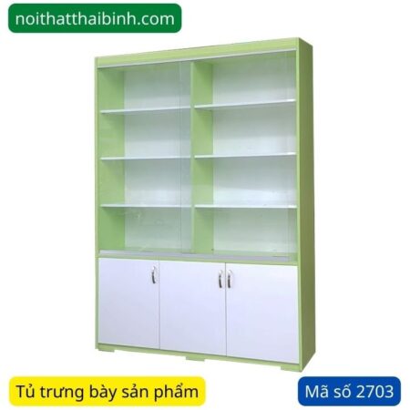 Tủ trưng bày sản phẩm 1m4 MS 2703