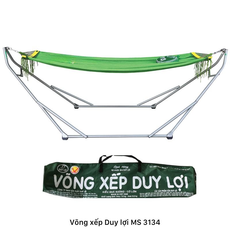 Võng xếp Duy lợi cỡ lớn MS 3134 | GIAO HỎA TỐC TPHCM 1 Võng xếp Duy lợi cỡ lớn MS 3134 | GIAO HỎA TỐC TPHCM