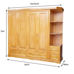 Mẫu tủ quần áo gỗ đẹp hiện đại MS 3263 13 Mẫu tủ quần áo gỗ đẹp hiện đại MS 3263