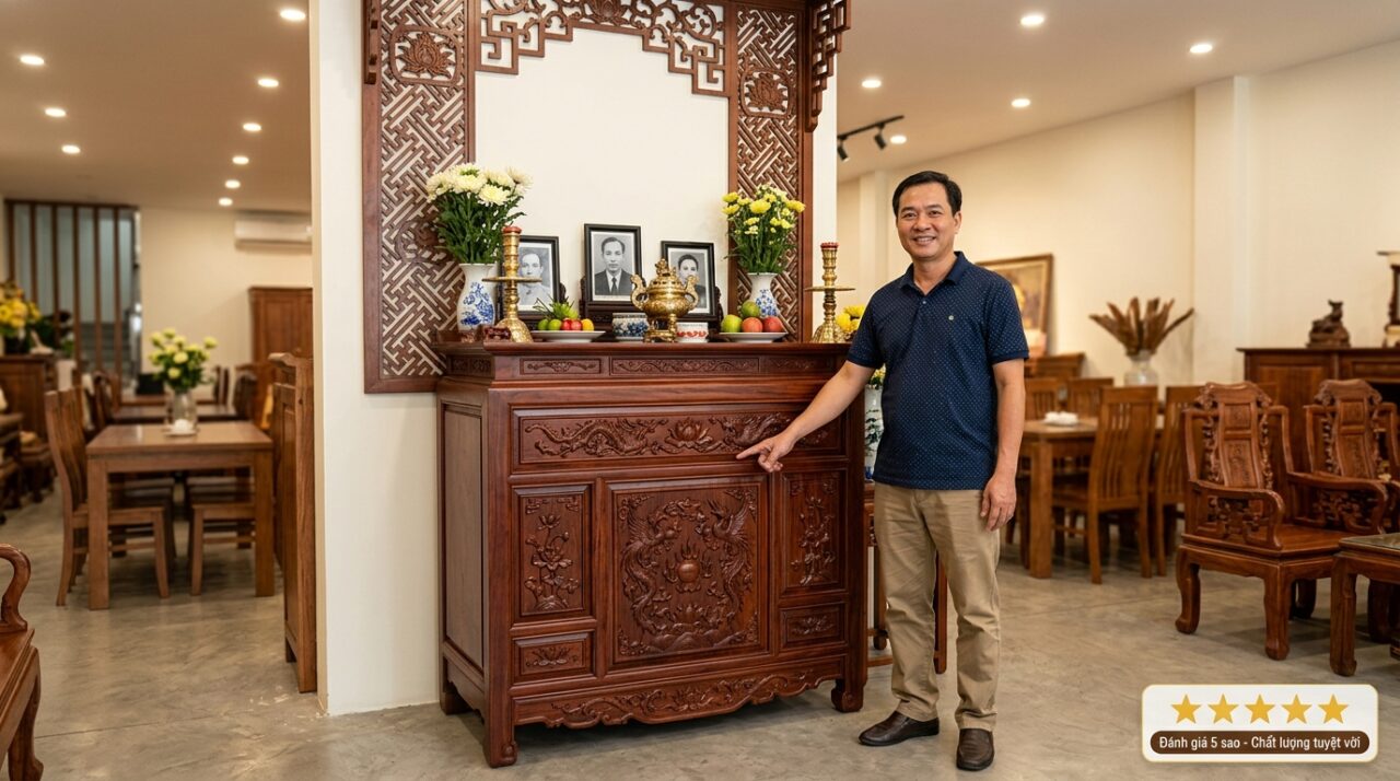 6 Hướng Kê Bàn Thờ Hợp Phong Thủy Chuẩn Nhất 2026