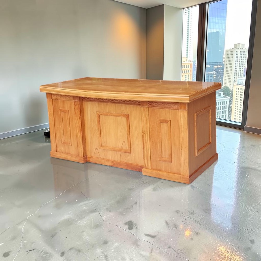 Bàn làm việc gỗ tự nhiên 1m2