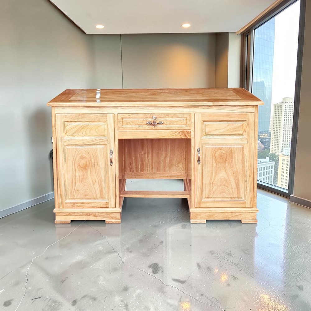 Bàn làm việc gỗ tự nhiên