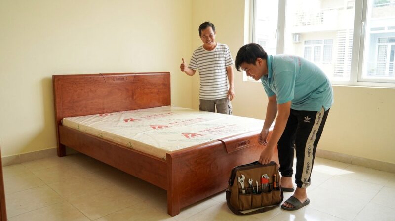 Top 50 Mẫu Giường Ngủ Giá Rẻ Bền Đẹp Tận Xưởng TPHCM 2026 1 Đánh giá 5 sao của anh Nguyễn Văn Đức, 28 tuổi, Quận 7 TPHCM