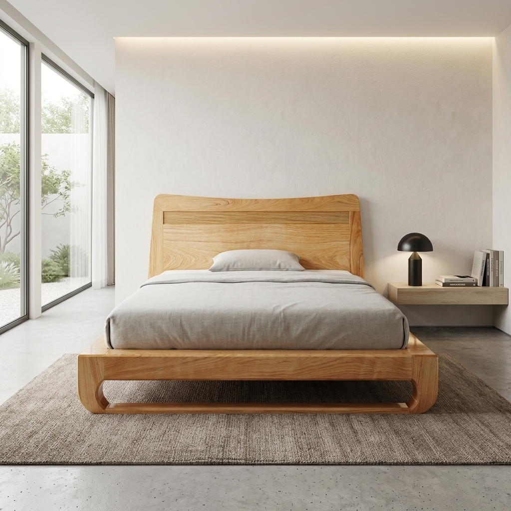 Top 50 Mẫu Giường Ngủ Giá Rẻ Bền Đẹp Tận Xưởng TPHCM 2026 54 Giường ngủ giá rẻ MDF có hộc kéo phòng chung cư nhỏ