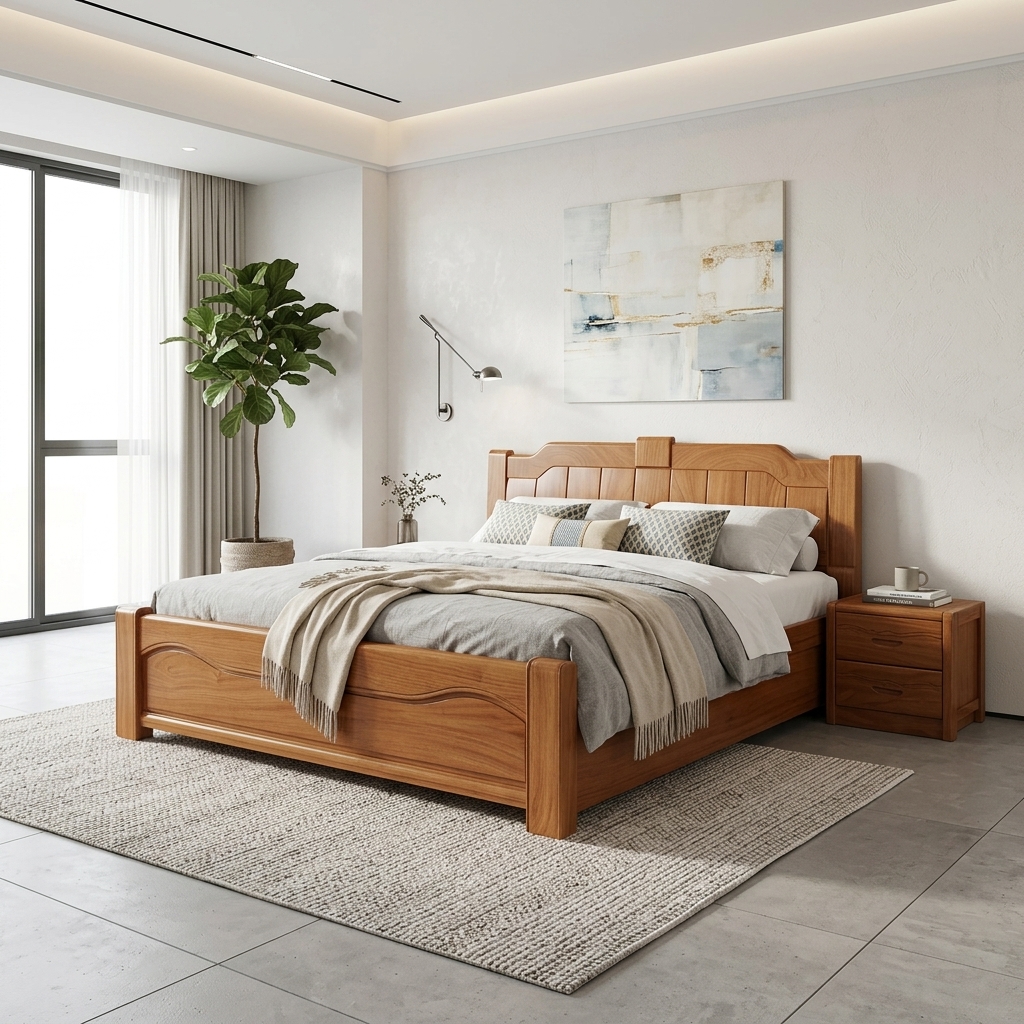 Top 50 Mẫu Giường Ngủ Giá Rẻ Bền Đẹp Tận Xưởng TPHCM 2026 45 Giường ngủ hiện đại giá rẻ