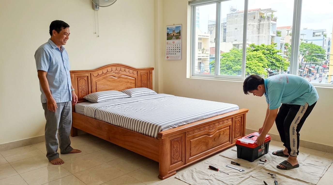 Những Mẫu Giường Gỗ Đẹp Nhất Hiện Nay: Tư Vấn Chọn Mua Từ Xưởng 20 Năm 51 Mua giường gỗ ở đâu uy tín tại TP.HCM