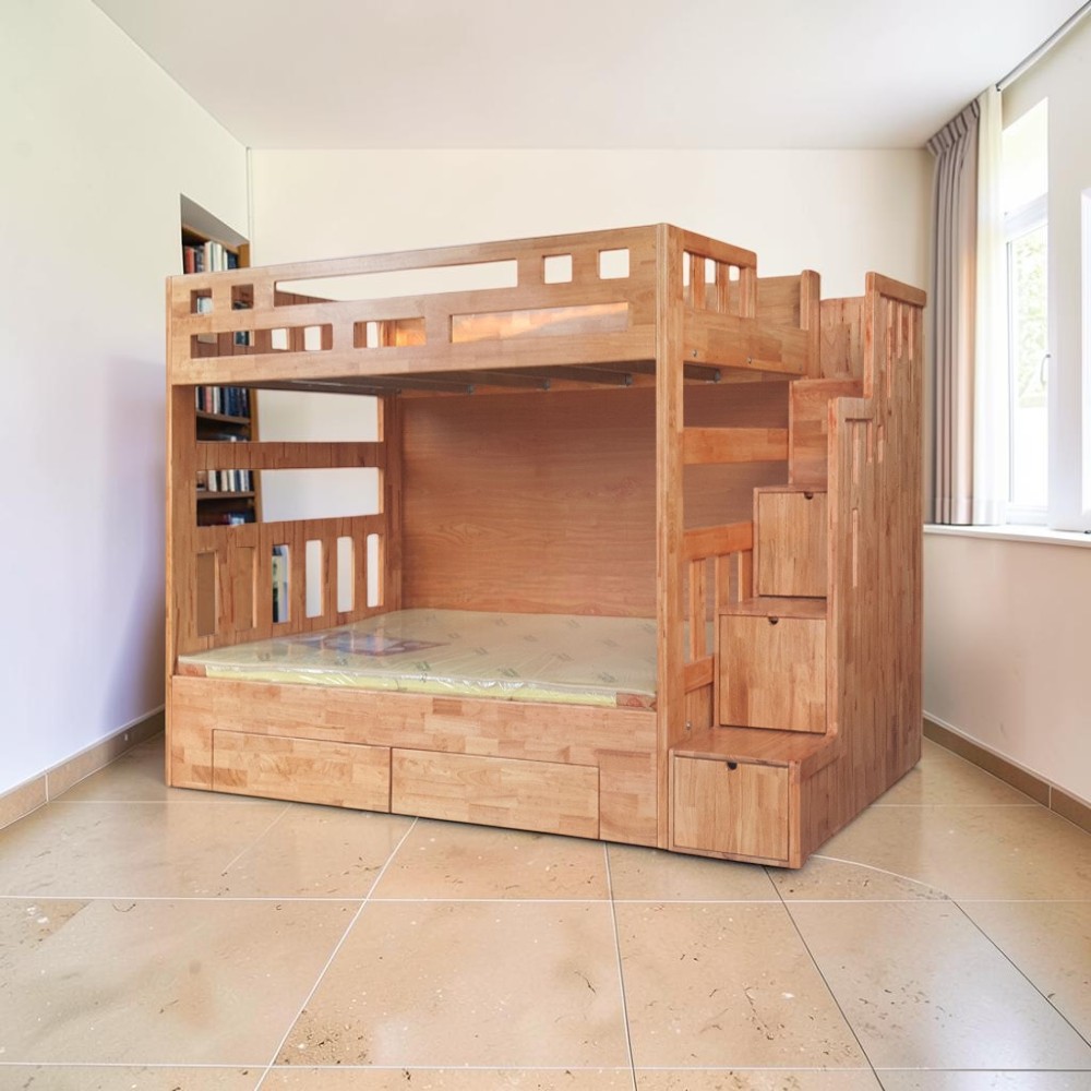 Top 30 Mẫu Giường 2 Tầng Người Lớn và giường tầng trẻ em Đẹp Bền Hot Nhất 2026 27 Giường 2 Tầng Người Lớn