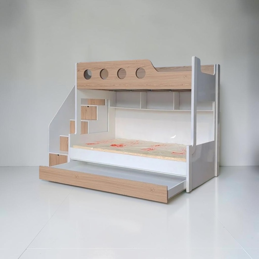 Top 30 Mẫu Giường 2 Tầng Người Lớn và giường tầng trẻ em Đẹp Bền Hot Nhất 2026 36 Giường Tầng Người Lớn Gỗ Tự Nhiên