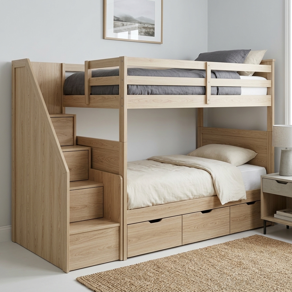 Top 30 Mẫu Giường 2 Tầng Người Lớn và giường tầng trẻ em Đẹp Bền Hot Nhất 2026 33 Mẫu giường 2 tầng người lớn gỗ cao cấp Nội Thất Thái Bình