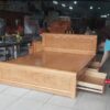 Giường ngủ gỗ tự nhiên có ngăn kéo MS 3467 3 Giường ngủ gỗ tự nhiên có ngăn kéo MS 3467