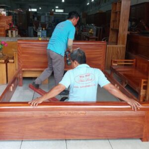 Giường gỗ kiểu dạt phản MS 3456