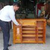 Tủ giày gỗ tự nhiên 1m2 MS 3258